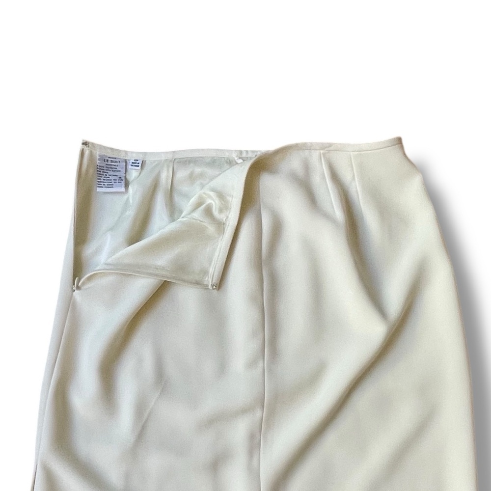 Le Suit Ivory Skirt size 10P - Picture 6 of 7